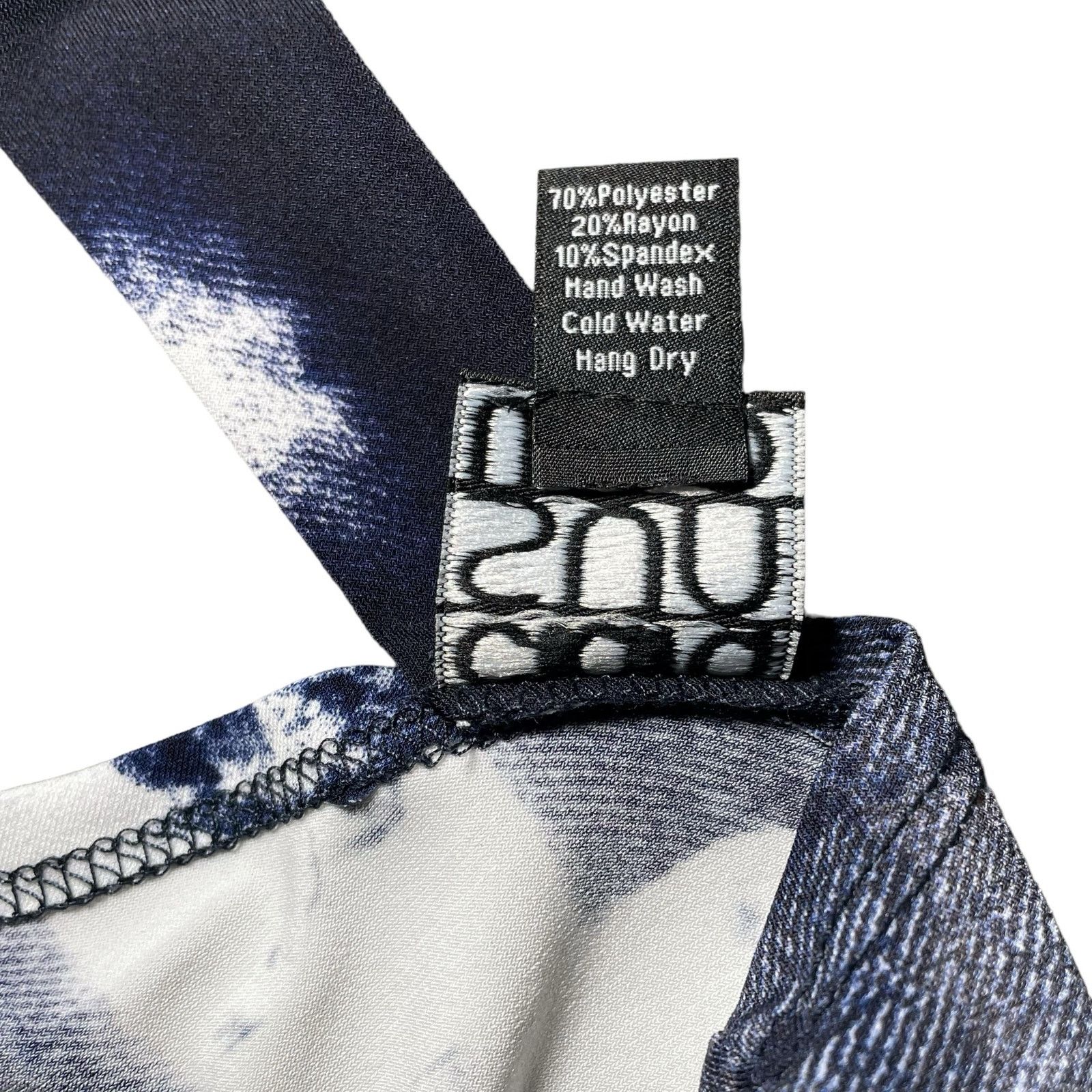 Other Clara Sun Woo Abstract Print Top Cut Out Blue White Medium Size M / US 6-8 / IT 42-44 - 4 Thumbnail