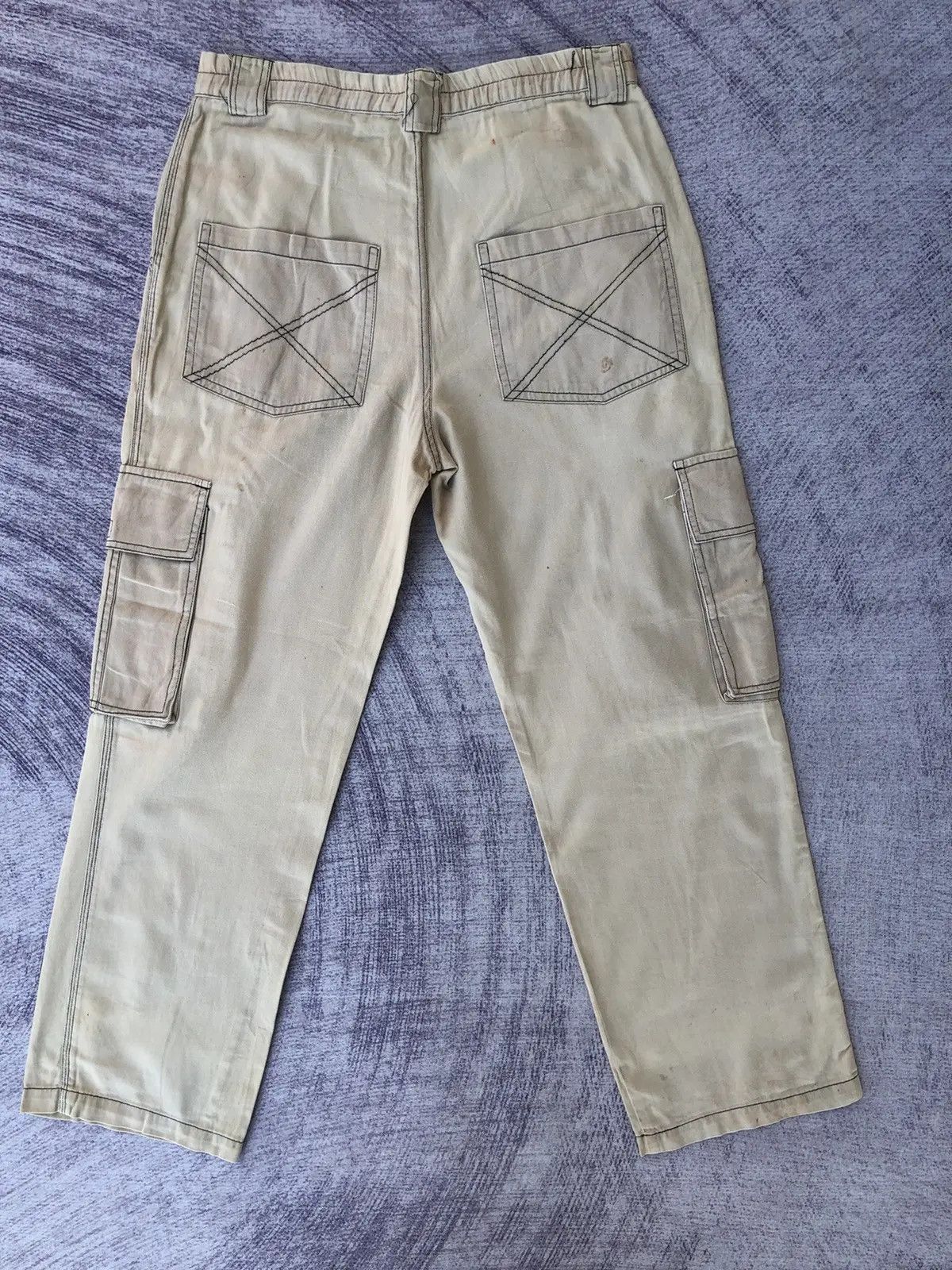 Designer × Japanese Brand Faded Cargo Pants Japanesebrand 6 Pocket Tactical Size US 29 - 10 Thumbnail