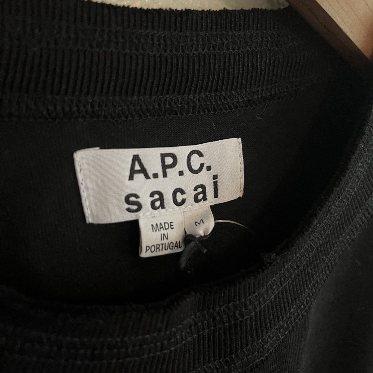 A.P.C. × Sacai Side Zip Taiyo Tee Size US M / EU 48-50 / 2 - 8 Thumbnail