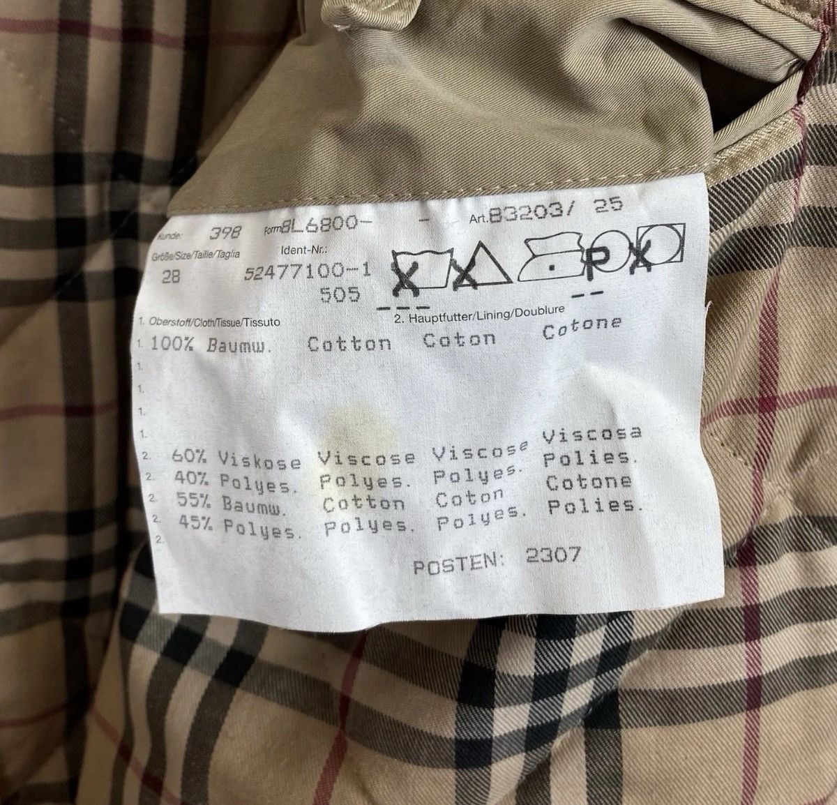 Burberry Burberry London Full Zip Collared Coat Jacket Beige Top Logo Size US XL / EU 56 / 4 - 16 Thumbnail