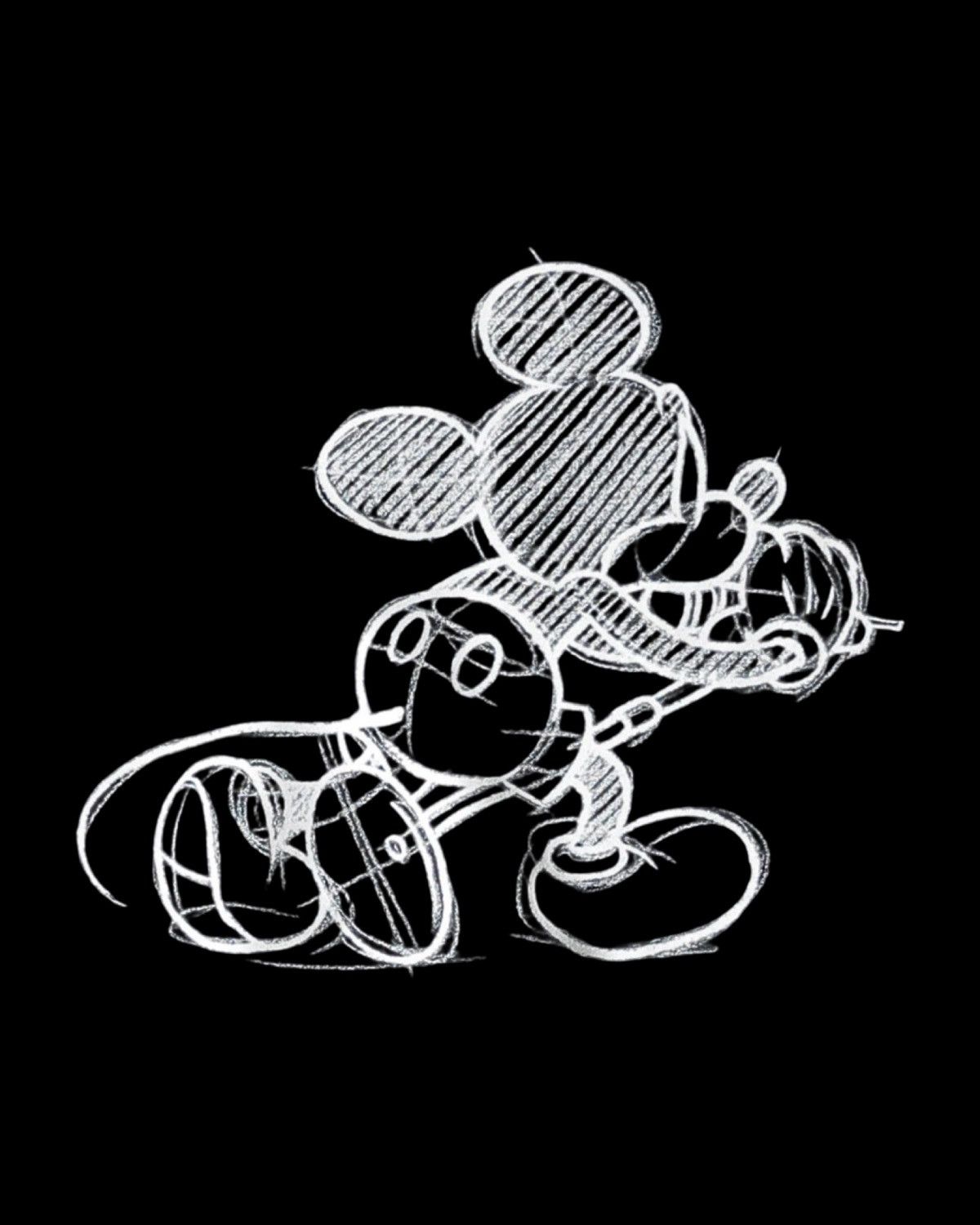 Number (N)ine Mickey Sketch Drawing Tee size 3 Size US L / EU 52-54 / 3 - 8 Thumbnail