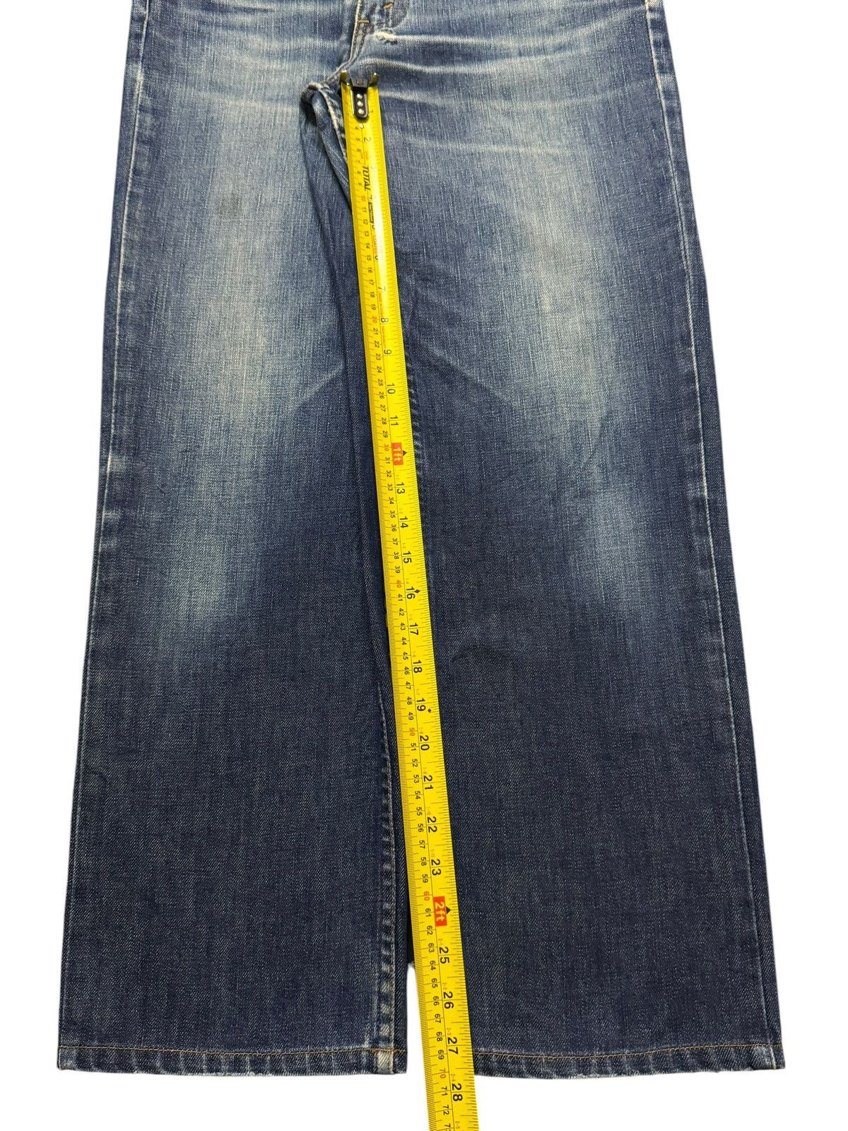 Levi's Vintage 80s Levis 507 Blue Faded Wash Wide Leg Baggy Jeans Size US 32 / EU 48 - 11 Thumbnail