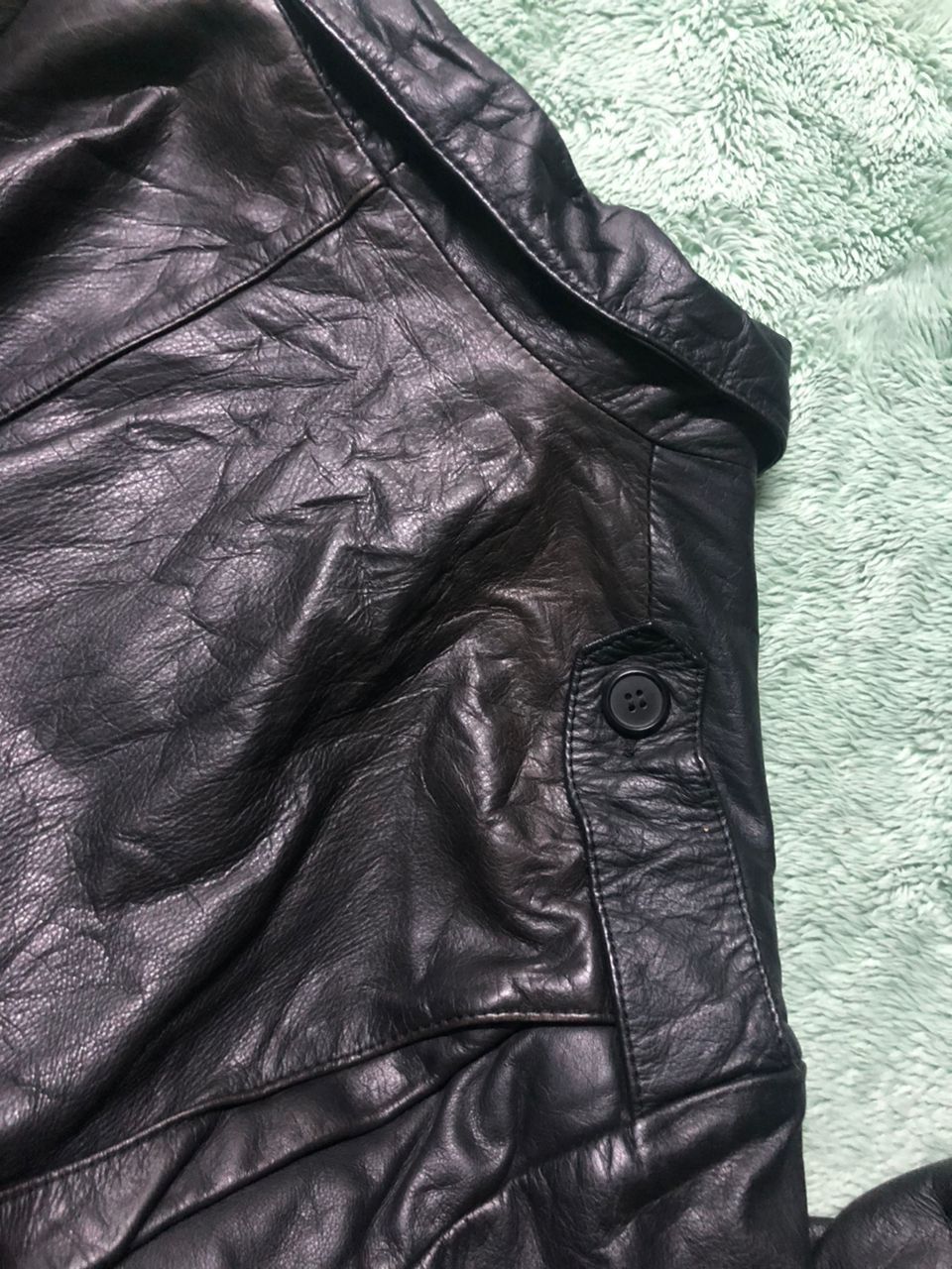 Issey Miyake VTG PARACHUTE CARGO COWHIDE LEATHER JACKET D HOMME AHOMME Size US L / EU 52-54 / 3 - 18 Thumbnail