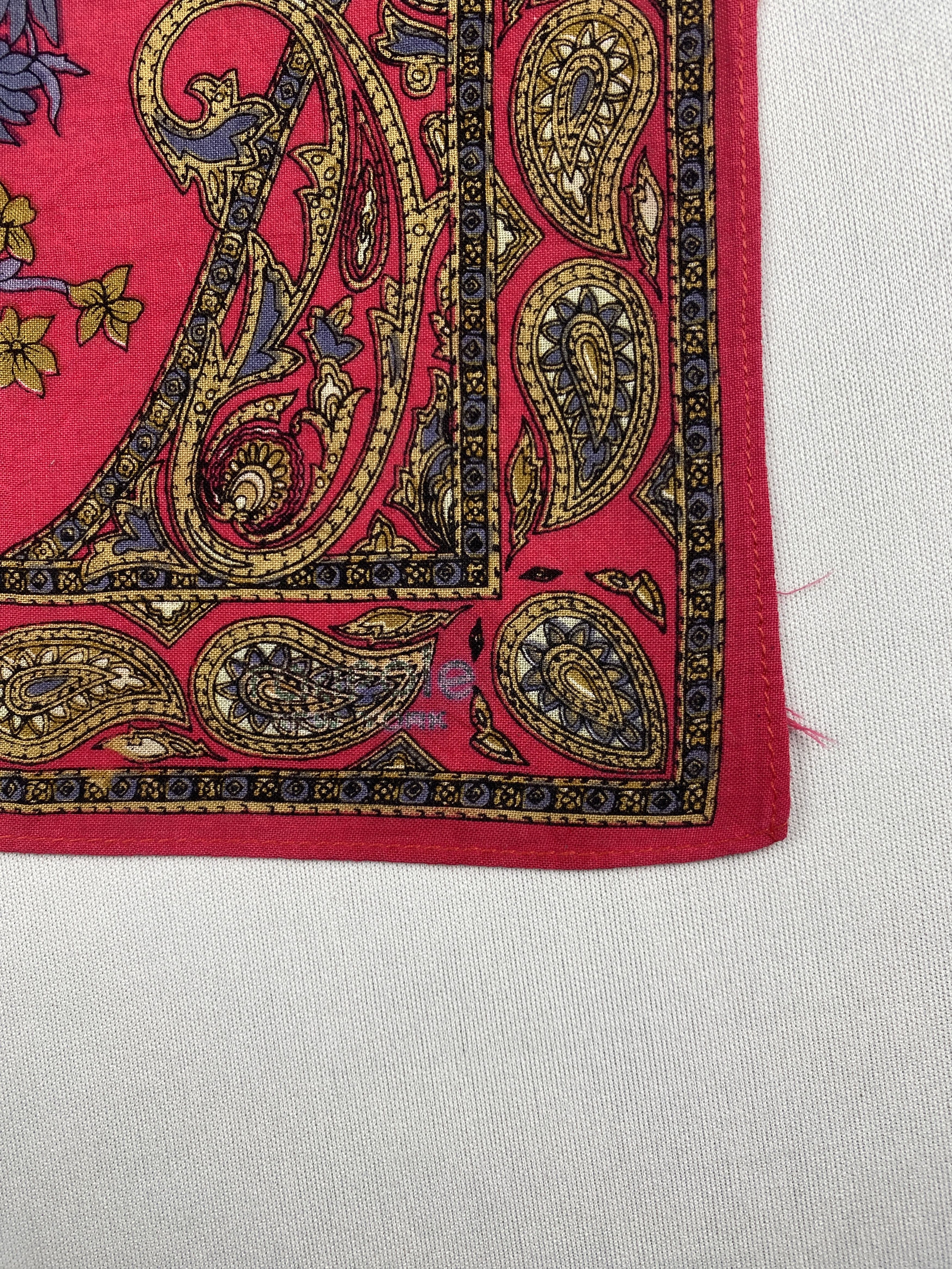 Celine Vintage Celine Handkerchief Pocket Square Bandana HM0015 Size ONE SIZE - 5 Thumbnail
