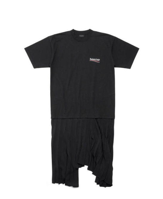 Balenciaga o1bcso1str0525 Balenciaga MIX Gowns in Black Size M / US 6-8 / IT 42-44 - 12 Thumbnail