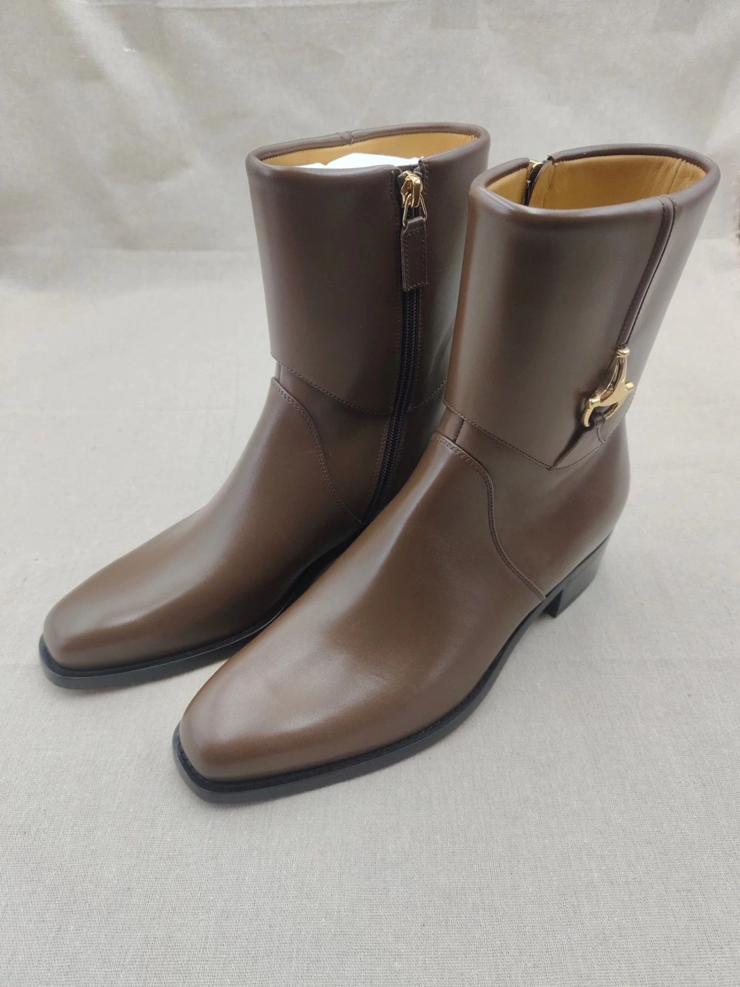 Gucci Gucci Brown Horsebit Chelsea Boot 41 New Size US 8 / EU 41 - 2 Thumbnail