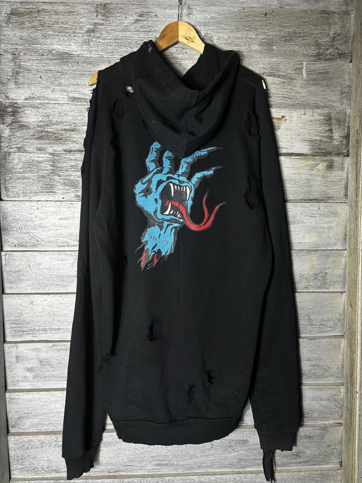 Ben Taverniti Unravel Project Ben Taverniti Unravel Project Oversize Distressed Hoodie Size US M / EU 48-50 / 2 - 1 Thumbnail