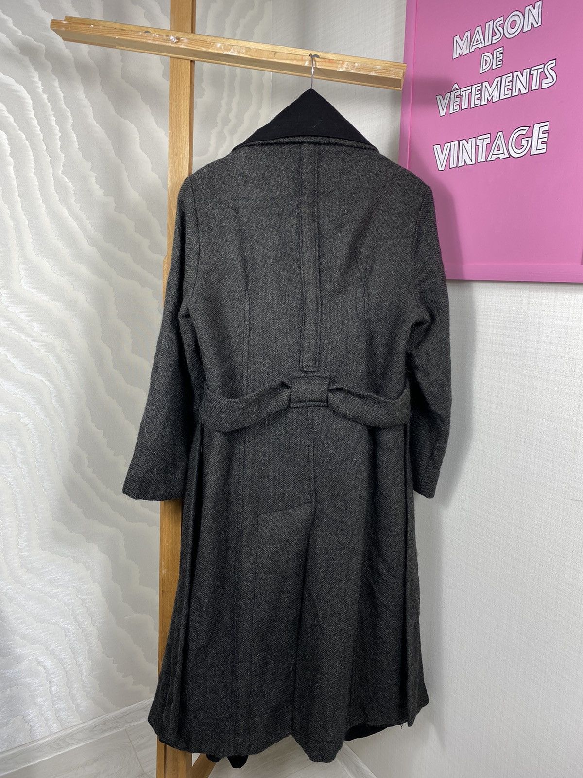 Rick Owens × Vintage Olmar & Mirta Anthracite Coat Size S / US 4 / IT 40 - 16 Thumbnail