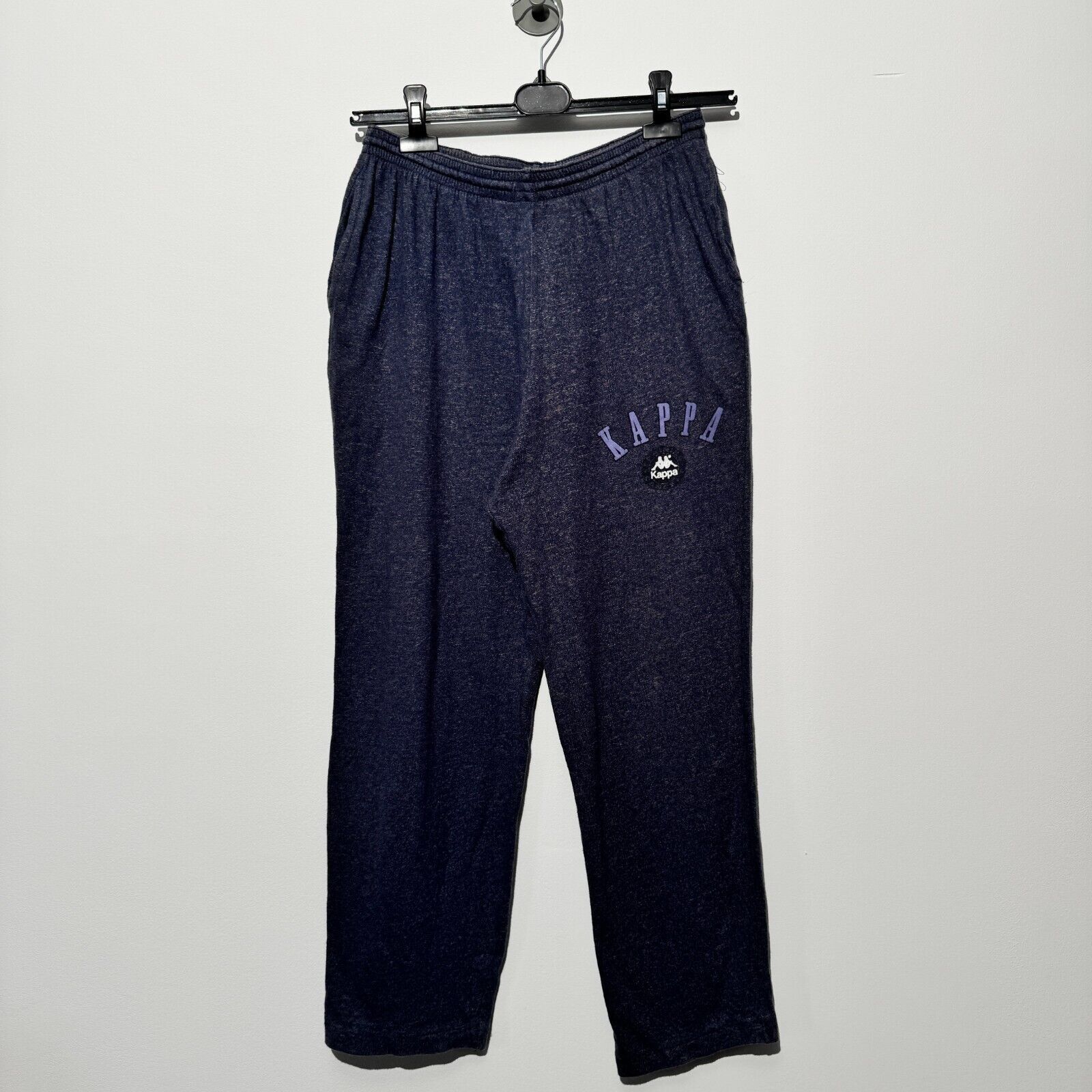 Kappa × Vintage Kappa Unisex Gray Cotton Sweatpants Size S Washed 90s Size US 34 / EU 50 - 1 Thumbnail