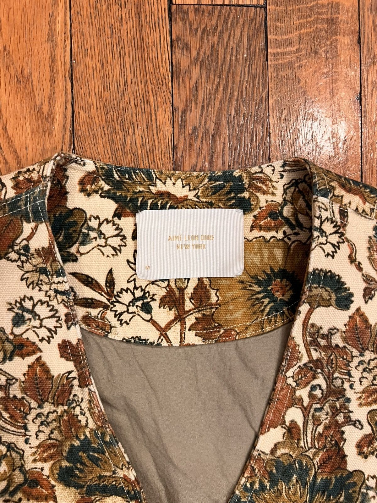 Aime Leon Dore Men's SS22 Floral Field Vest