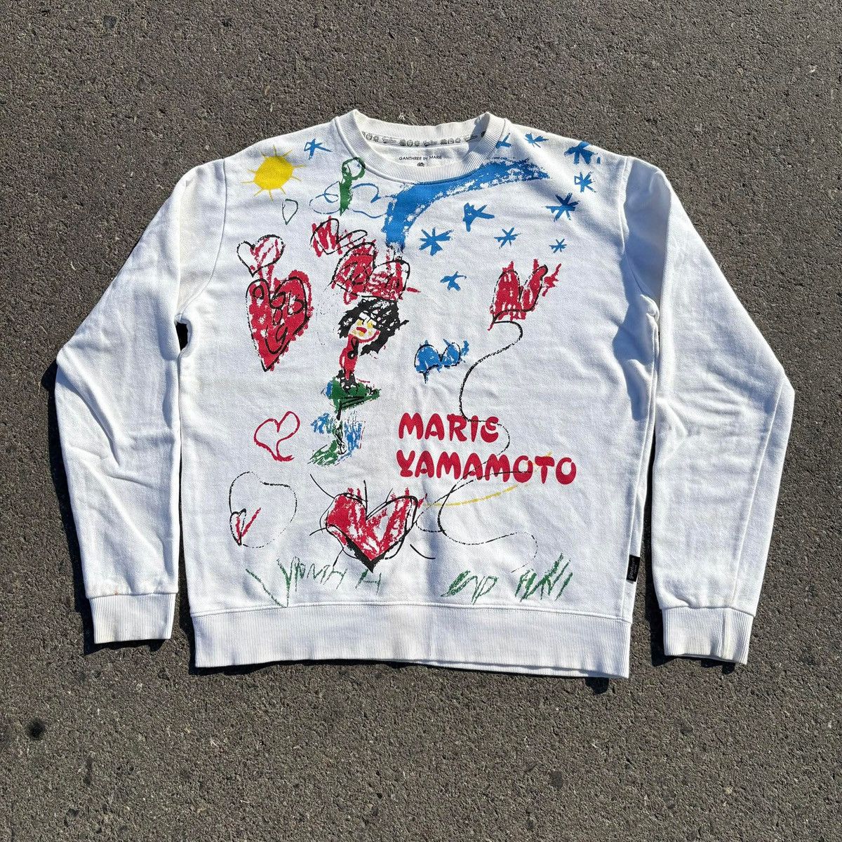 Japanese Brand Gantree by Marie Yamamoto Hand Drawn Graphic Size US XL / EU 56 / 4 - 1 Thumbnail