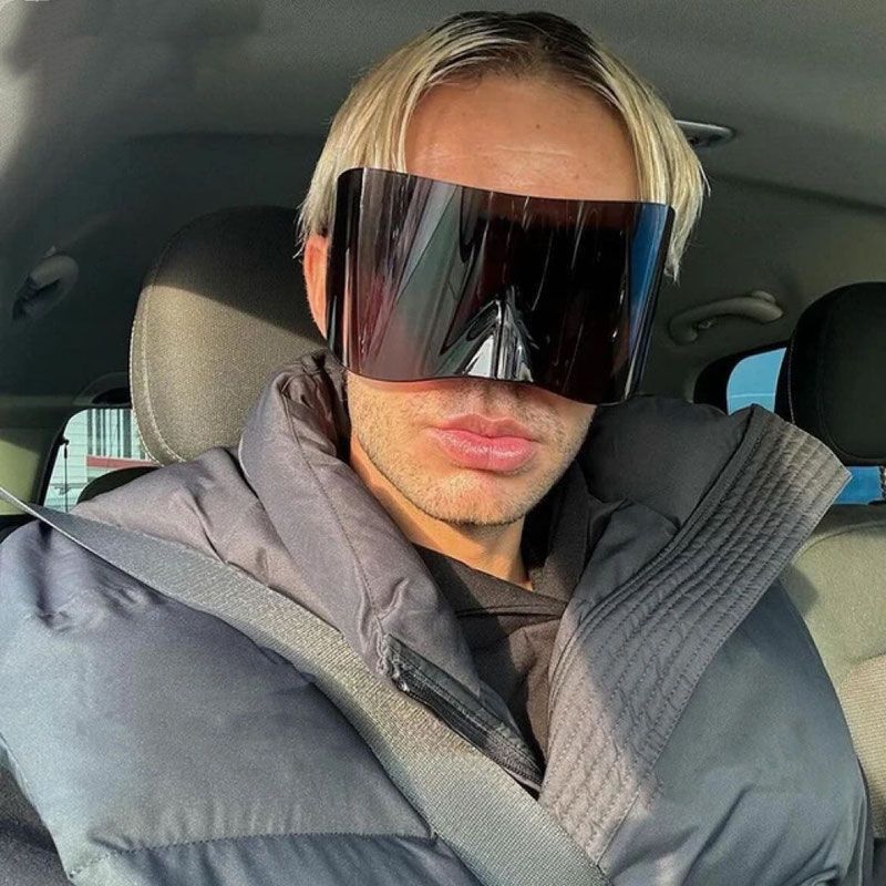 Electric Visual Dark Street ins style custom avant-garde sunglasses Size ONE SIZE - 3 Thumbnail