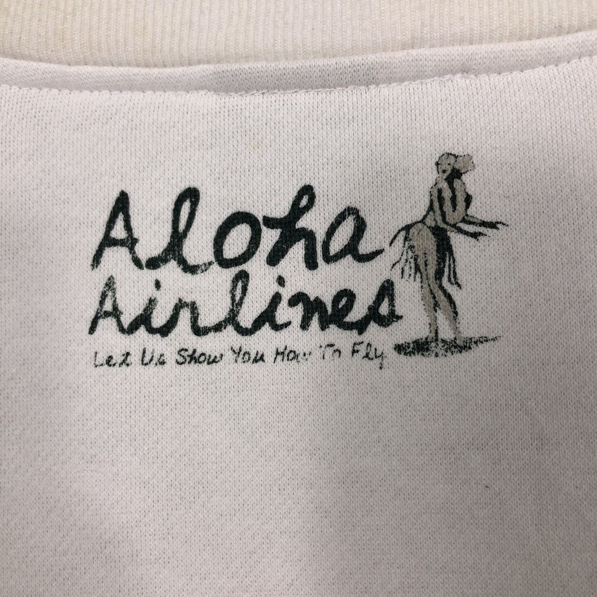 Japanese Brand 📌Vintage Sweatshirt Aloha Airlines Big Logo Design Size US M / EU 48-50 / 2 - 13 Thumbnail