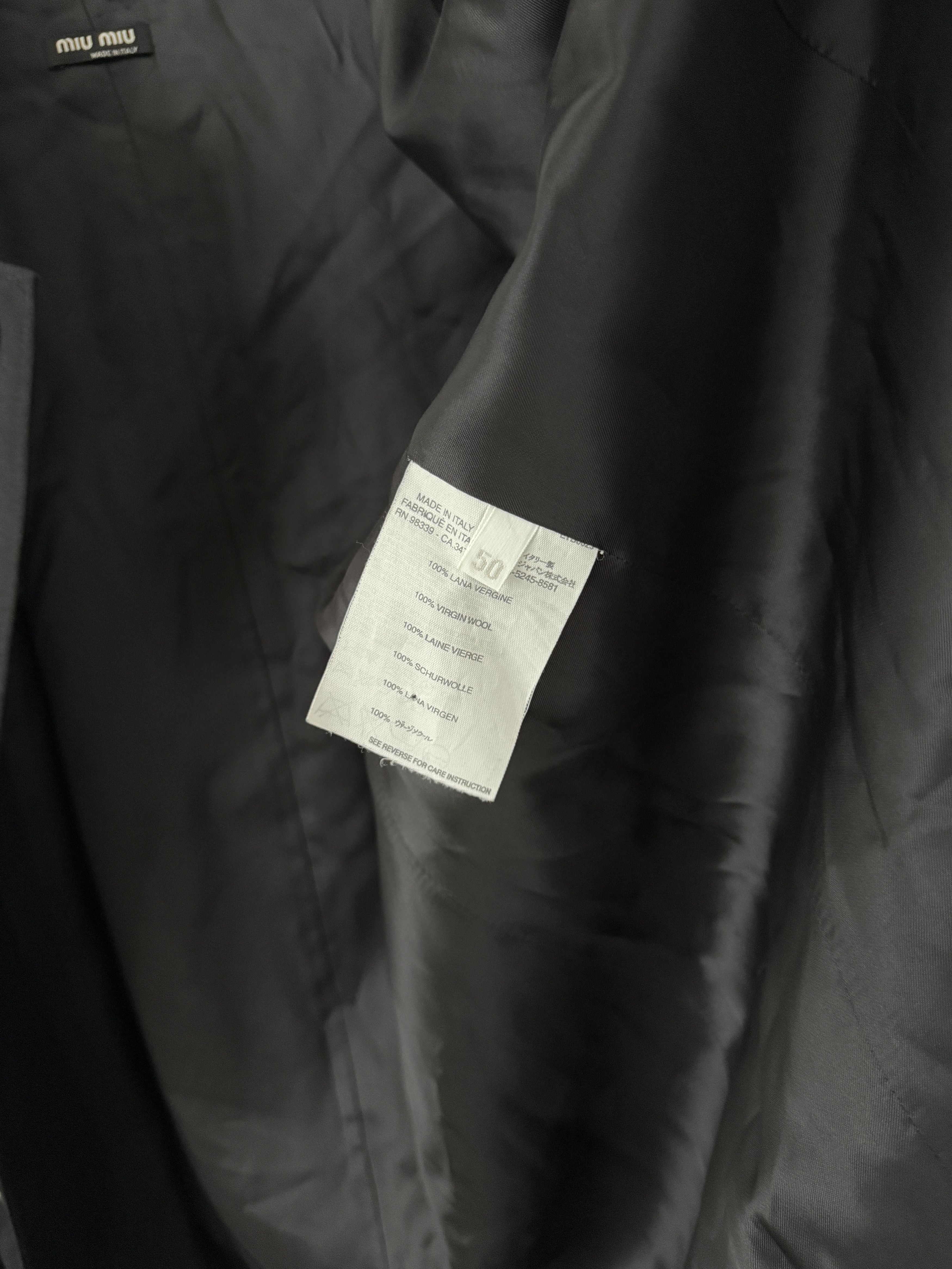 Miu Miu Wool Button Up Shirt Size US M / EU 48-50 / 2 - 11 Thumbnail