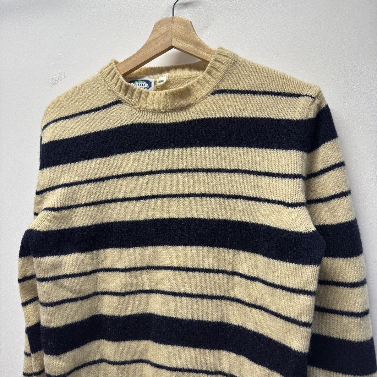 Vintage 80s Izod Lacoste Striped Sweater Distressed ERD Grunge Faded Size S / US 4 / IT 40 - 4 Thumbnail