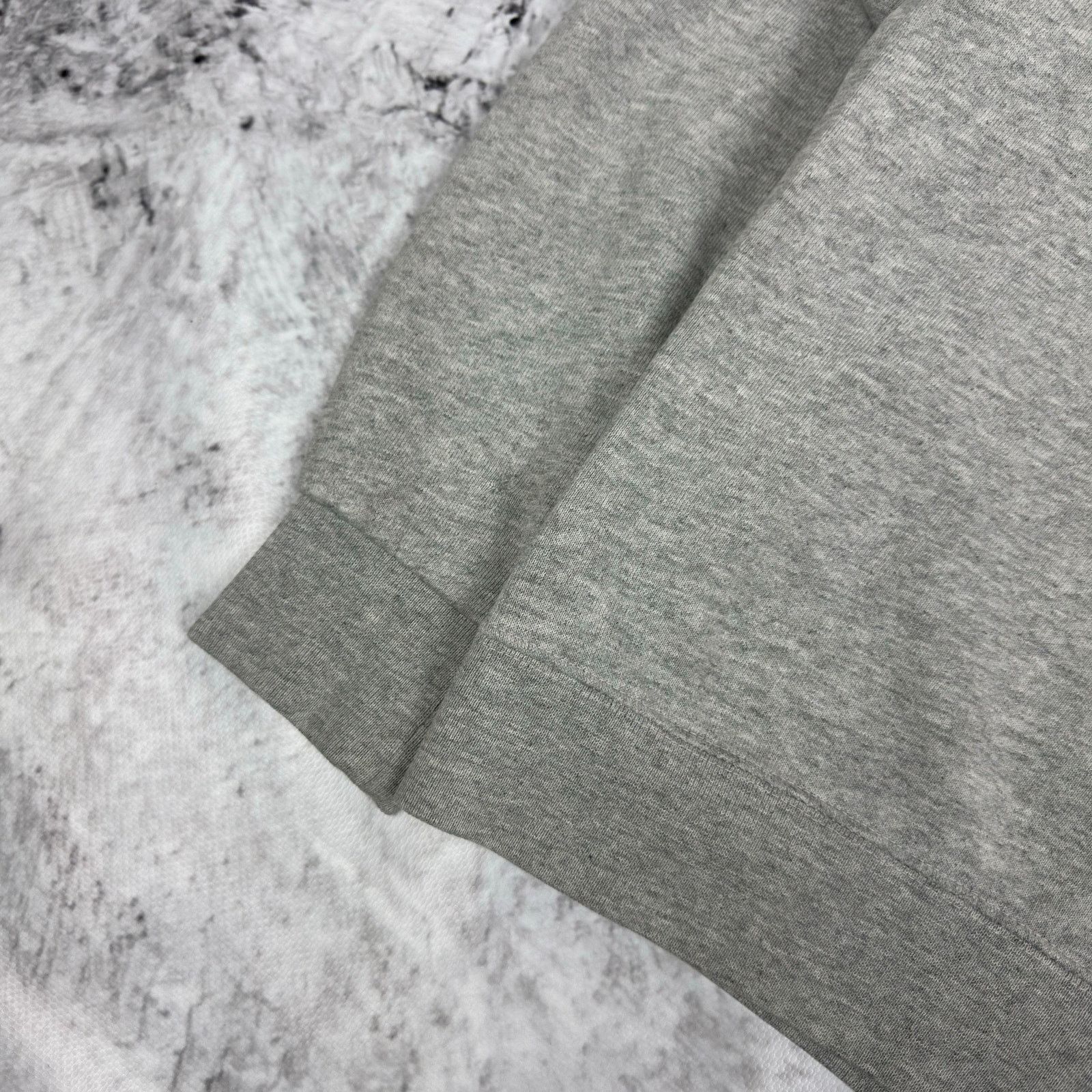 Nike Nike Men's Heather Gray Swoosh Fleece Pullover Sweatshirt S Size US S / EU 44-46 / 1 - 7 Thumbnail