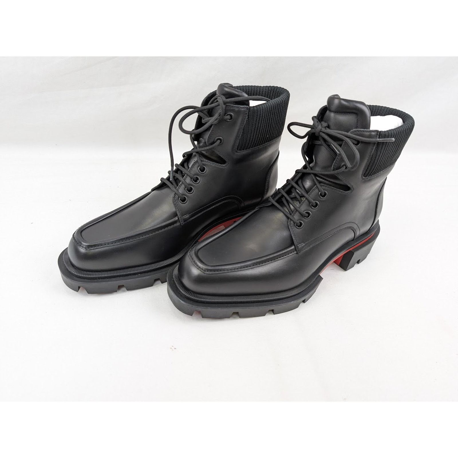 Christian Louboutin o1rshd1 Our Walk Flat Boots in Black Size US 10.5 / EU 43-44 - 16 Thumbnail