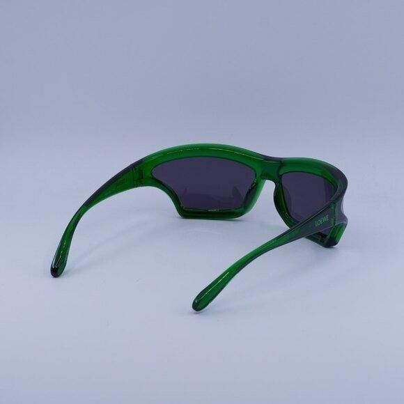 Loewe Loewe LW40143U 98A Sunglasses Transparent Dark Green Shield Size ONE SIZE - 10 Thumbnail