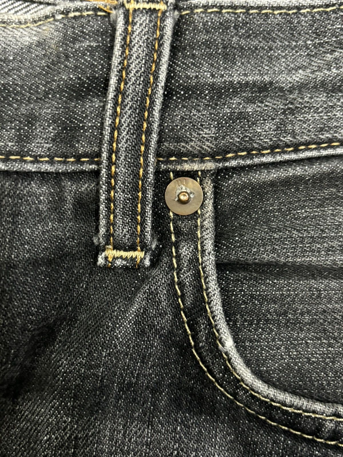 Undercover × Uniqlo Vintage Uniqlo UJ Faded Wash Loose Distressed Grunge Jeans Size US 36 / EU 52 - 6 Thumbnail