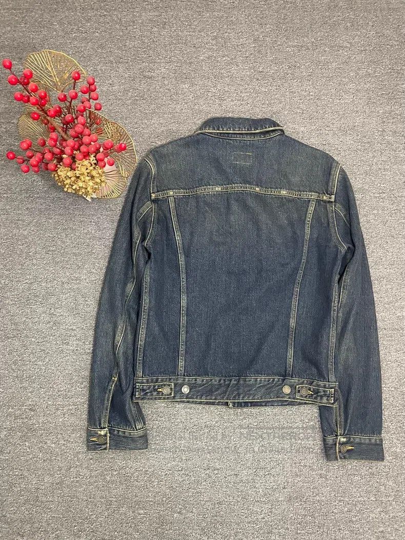 Saint Laurent Paris Saint Laurent Paris Deep Washed Yellow Mud Distressed Deni Size US S / EU 44-46 / 1 - 8 Thumbnail