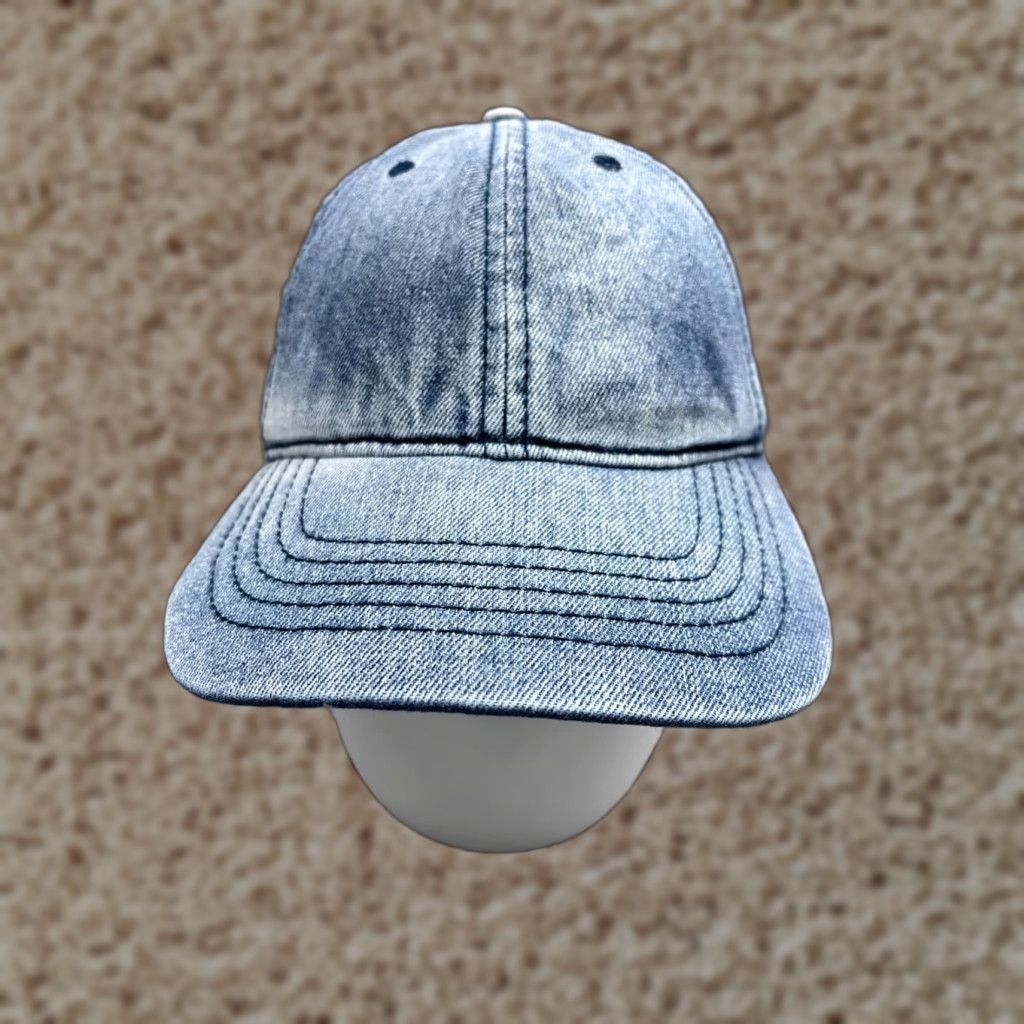 Walmart Walmart Hat Cap Strap Back Adult One Size Blue Denim Cotton Outdoors Size ONE SIZE - 1 Thumbnail