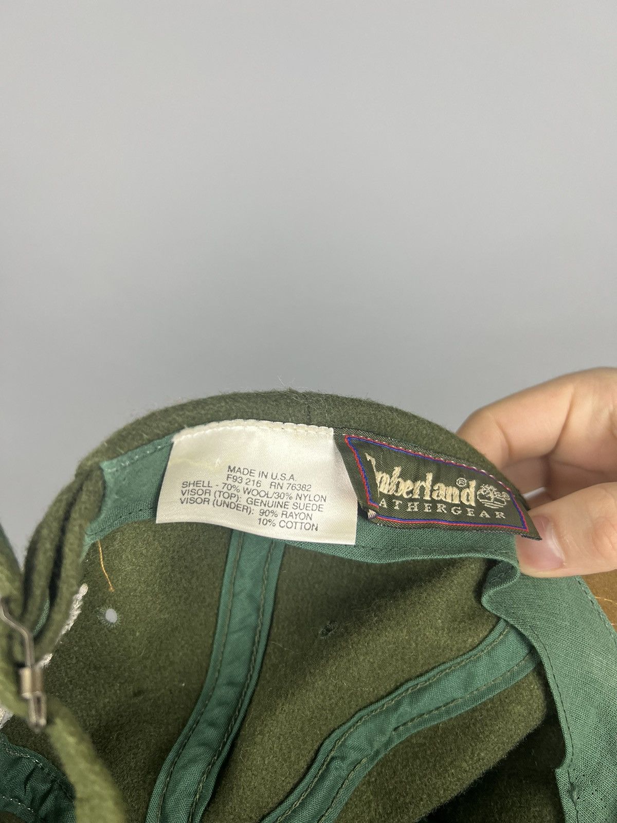 Timberland Rare vintage Timberland wool cap green/brown Size ONE SIZE - 6 Thumbnail