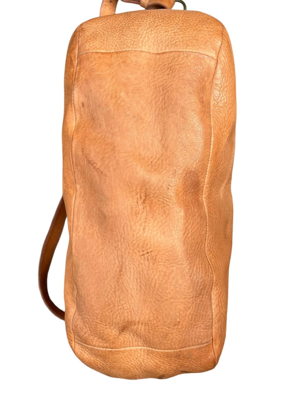 Japanese Brand × Leather CI-VA Japan Faded Patina Leather Bag Banana Size ONE SIZE - 18 Thumbnail
