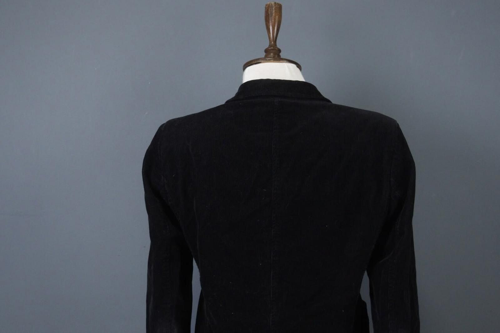 Lacoste Lacoste Black Cotton Corduroy Notch Blazer Jacket Size 38 Size M / US 6-8 / IT 42-44 - 12 Thumbnail