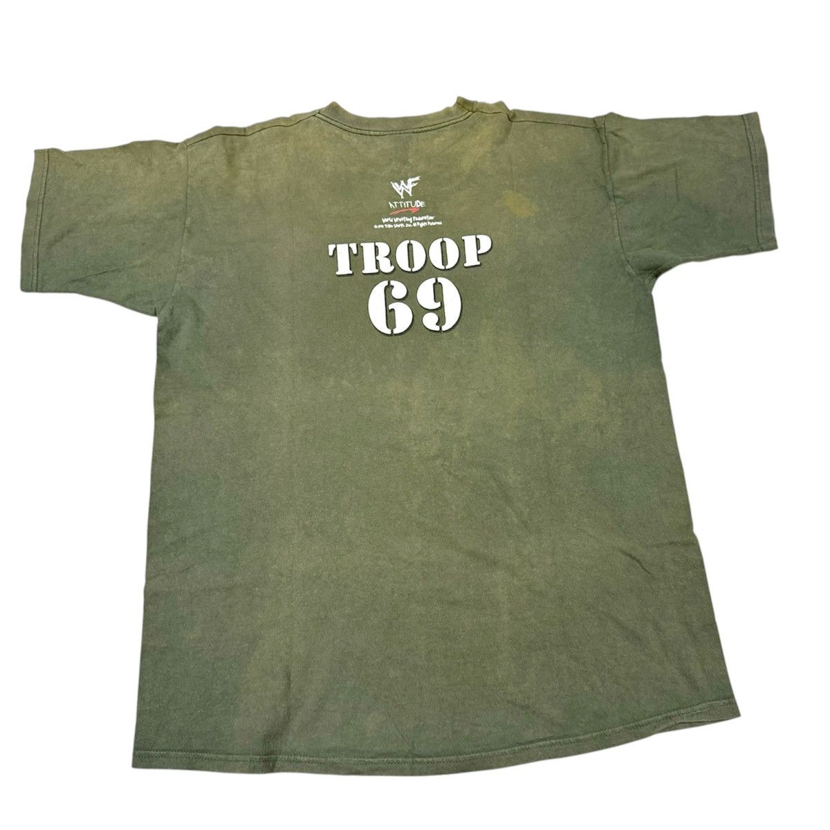 WWF Vintage 90s WWF Operation DX Troop 69 T Shirt Attitude Era Size US XL / EU 56 / 4 - 2 Thumbnail