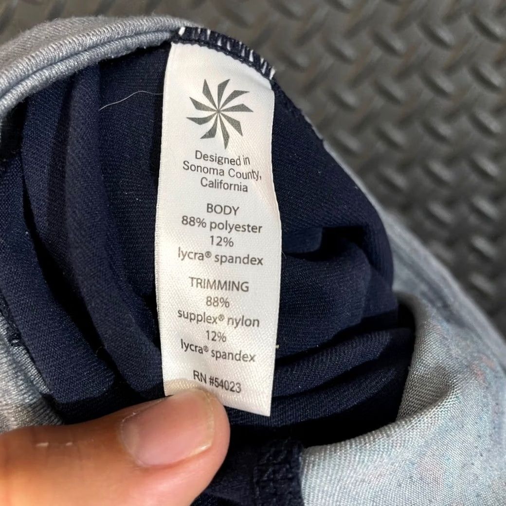 Athleta Athleta Medium High Rise Geometric Print Yoga Workout Leggings with Pockets Size 32" / US 10 / IT 46 - 5 Thumbnail