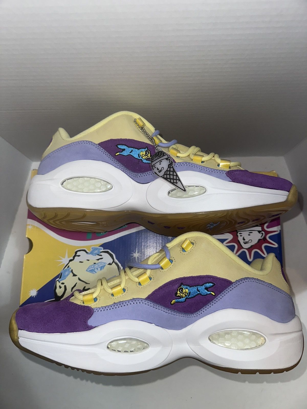 Icecream × Reebok BBC X AI Reebok Question Low DS US12 Size US 12 / EU 45 - 2 Thumbnail