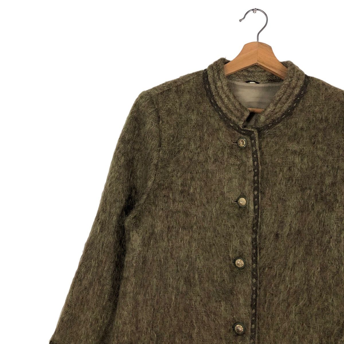 Japanese Brand 🔥VINTAGE BUTTON JACKET MOHAIR WOOL ISSEY MIYAKE Size US M / EU 48-50 / 2 - 7 Thumbnail