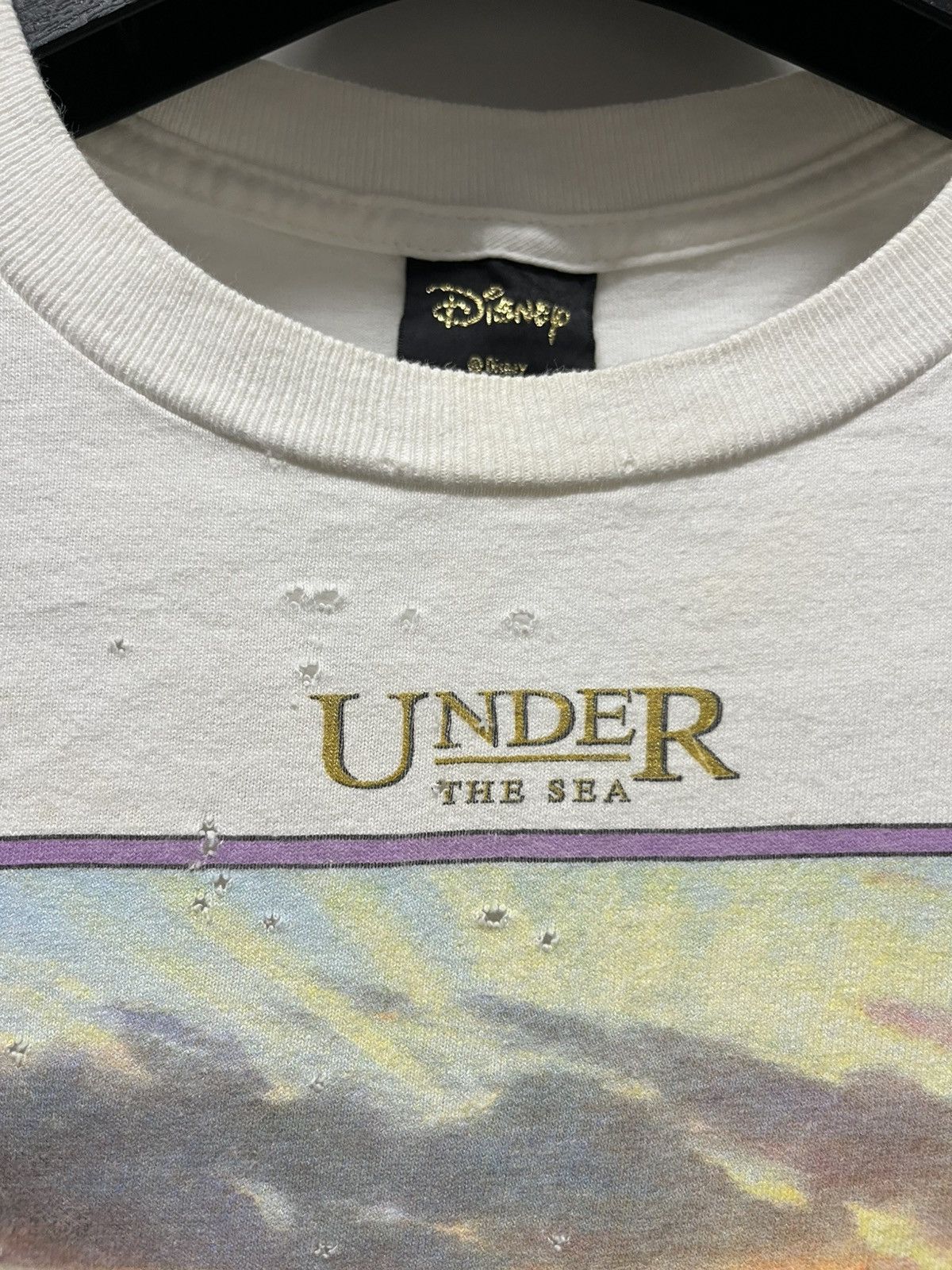 Disney Vintage 90s Under The Sea Christian Riese Lassen T-Shirt Size US S / EU 44-46 / 1 - 5 Thumbnail