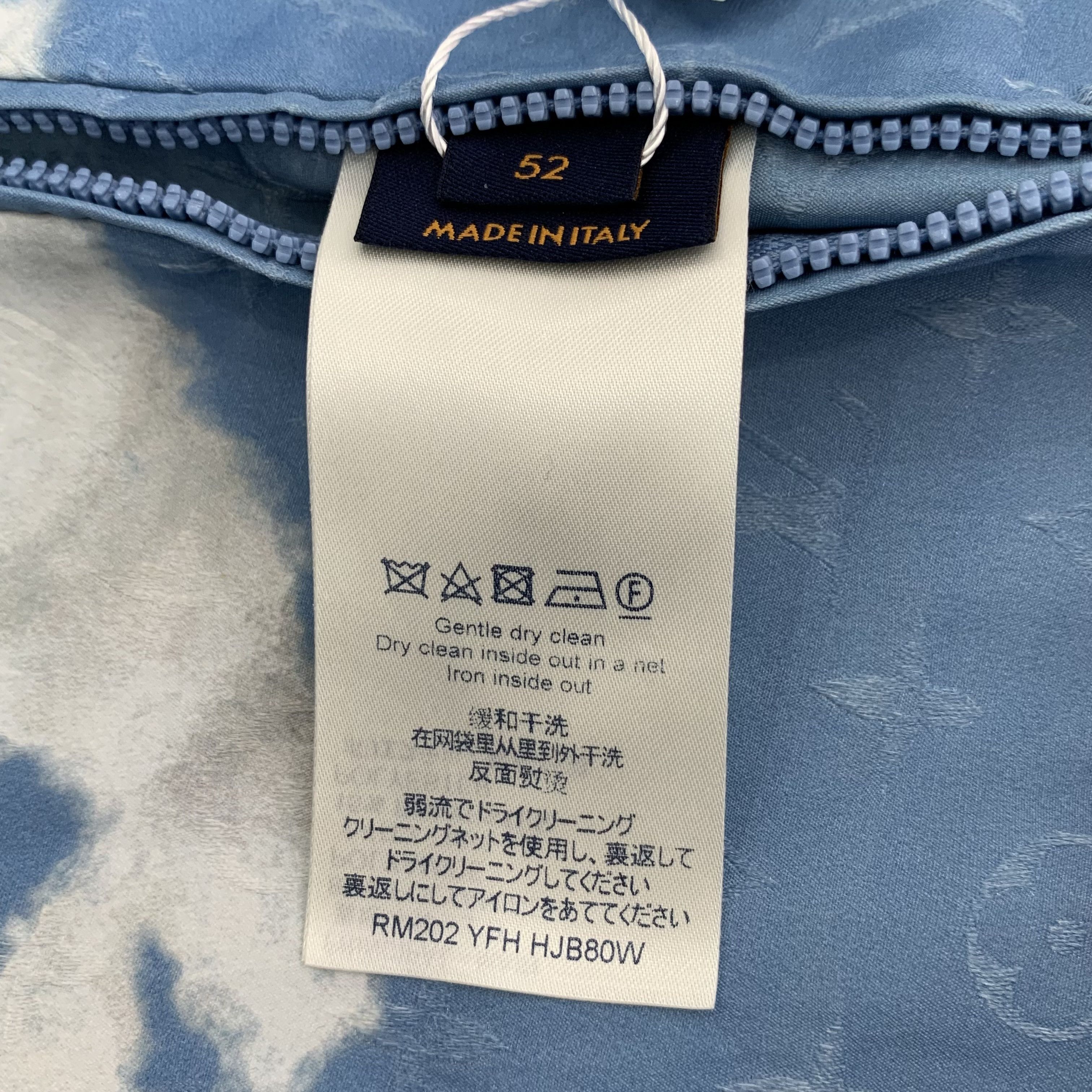 Louis Vuitton Louis Vuitton Blue Gradient Monogram Hooded Jacket Size US L / EU 52-54 / 3 - 6 Thumbnail