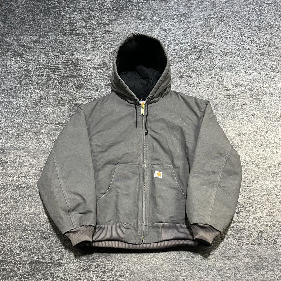 Carhartt VINTAGE CARHARTT GRAY CANVAS WORKWEAR HOODED JACKET SIZE XXL Size US XXL / EU 58 / 5 - 1 Thumbnail