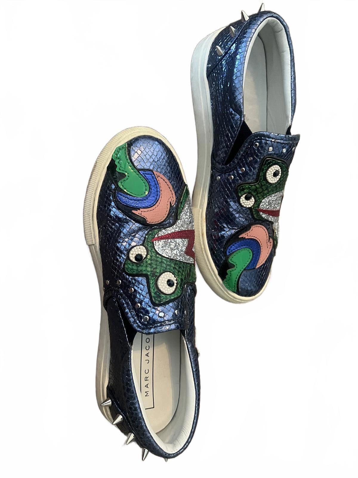 Marc Jacobs Marc Jacobs Mercer Frog Skate Slip-On Sneakers - Size 37 Size US 6 / IT 36 - 4 Thumbnail