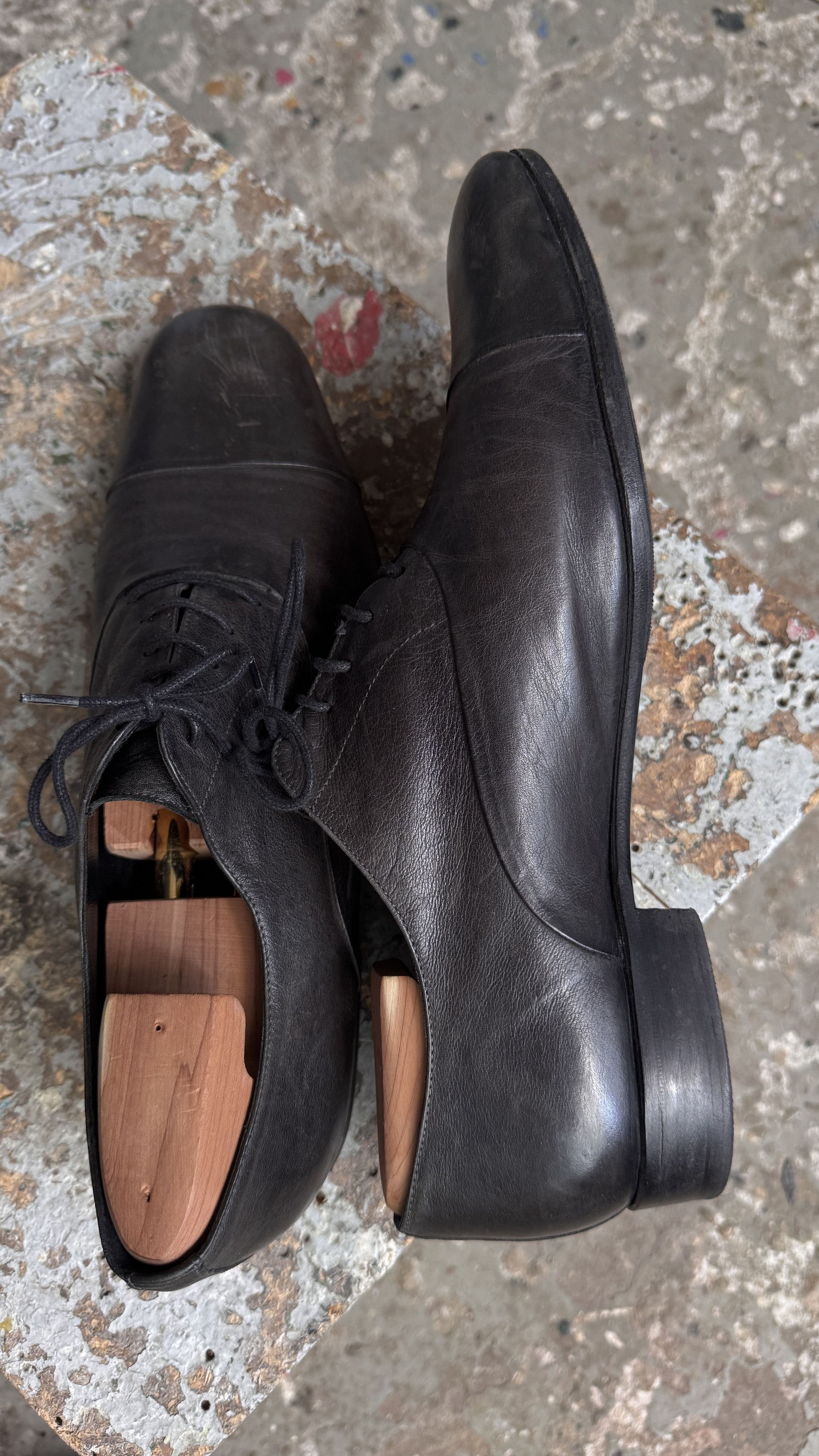 Pierre Hardy aa . KANGAROO OXFORDS . 28 CM . DARK GREY . MADE IN ITALY Size US 9.5 / EU 42-43 - 11 Thumbnail