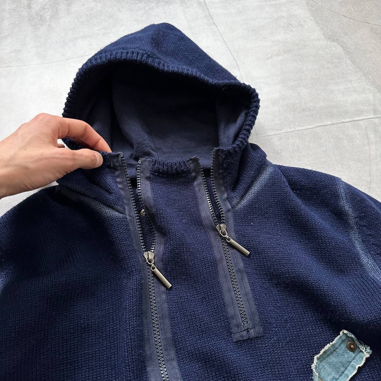 Hysteric Glamour × Undercover 00s Military Painted Zip Hoodie Napoleon Buzz Rickson’s Vibe Size US L / EU 52-54 / 3 - 7 Thumbnail