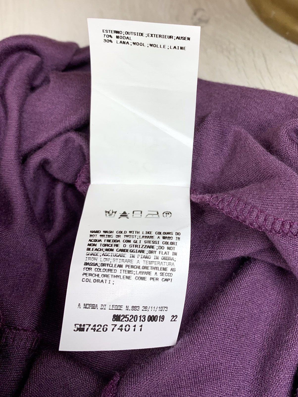 Pierre Balmain Pierre Balmain Womens Long Sleeve Purple Dress Size IT 40 Size S / US 4 / IT 40 - 9 Thumbnail