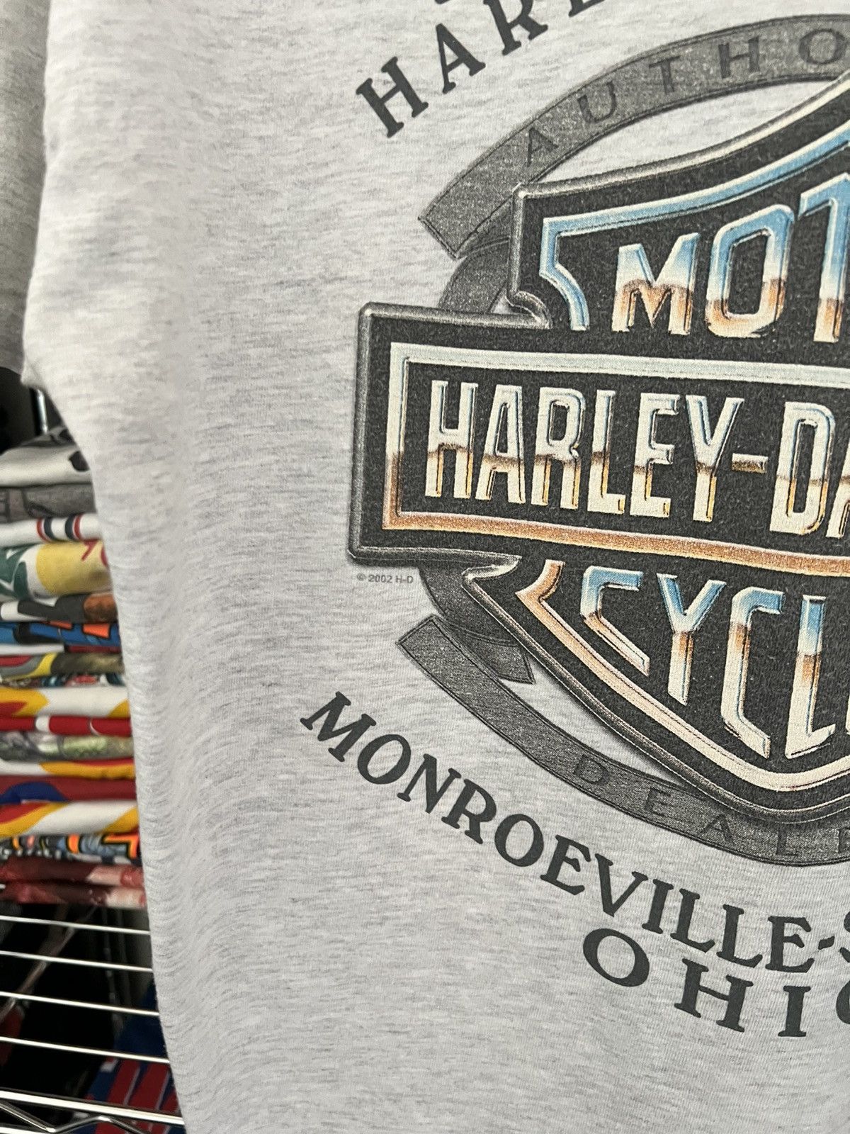 Harley Davidson 2002 H-D Roeder Ohio Logo Pocket Tee Size US L / EU 52-54 / 3 - 4 Thumbnail