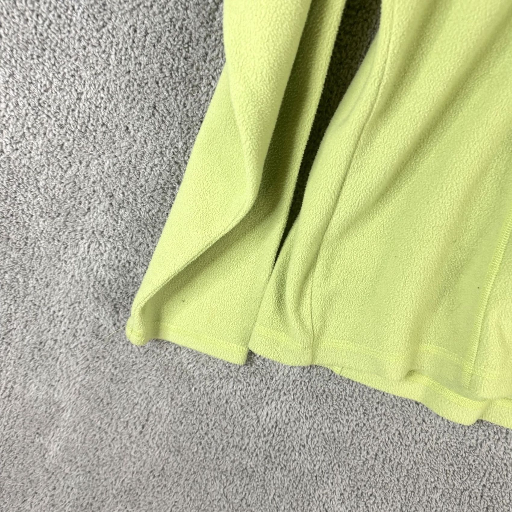 Vintage L.L.Bean Fleece Jacket Womens Large Green 1/4 Zip Pullover Soft Warm Outdoor Jacket Womens L Green 1/4 Zip Fleece Lightweight Casual Travel Size L / US 10 / IT 46 - 2 Thumbnail