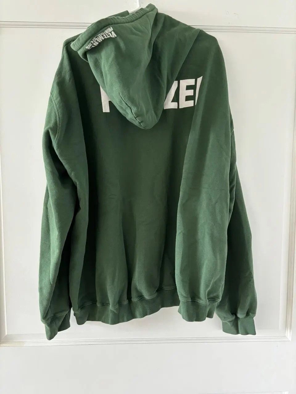 Vetements SS16 Vetements Cotton Green Polizei Hoodie Size US M / EU 48-50 / 2 - 4 Thumbnail