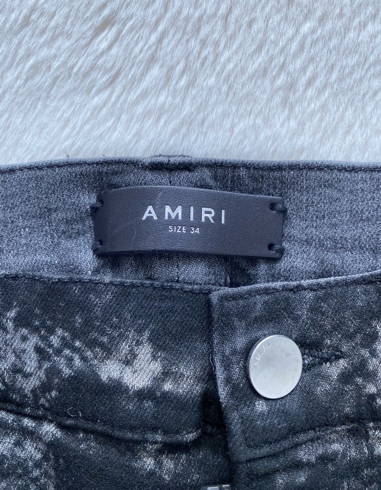 Amiri Amiri Python Leather Pattern Jeans 2412-Nextarrow Size US 34 / EU 50 - 3 Thumbnail