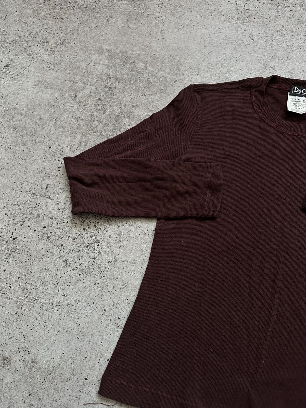 Dolce & Gabbana × Vintage Women's Dolce Gabbana Burgundy Light Sweater Size S / US 4 / IT 40 - 3 Thumbnail