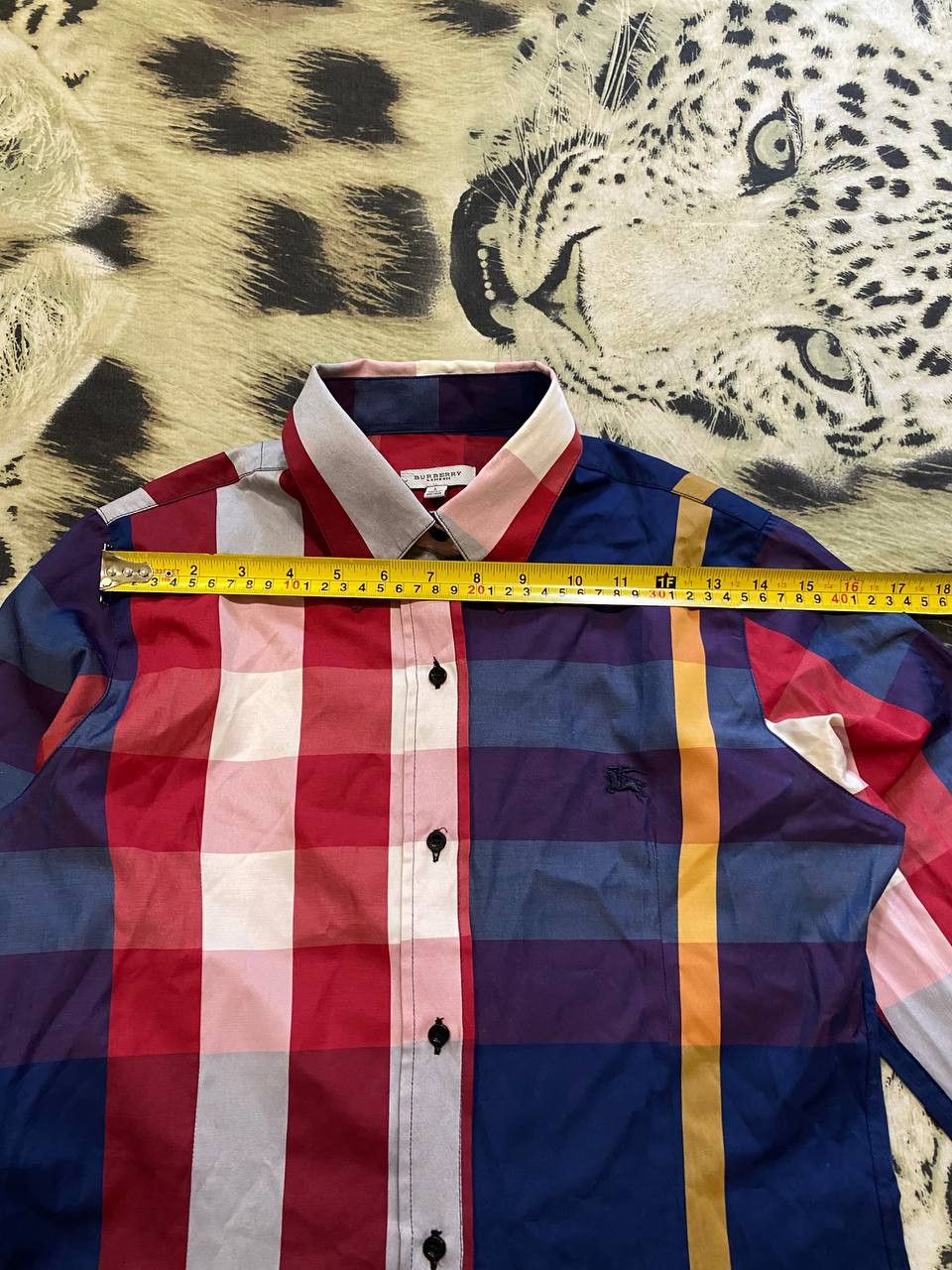 Burberry Burberry Checkered Long Sleeve Shirt VINTAGE Size L / US 10 / IT 46 - 11 Thumbnail
