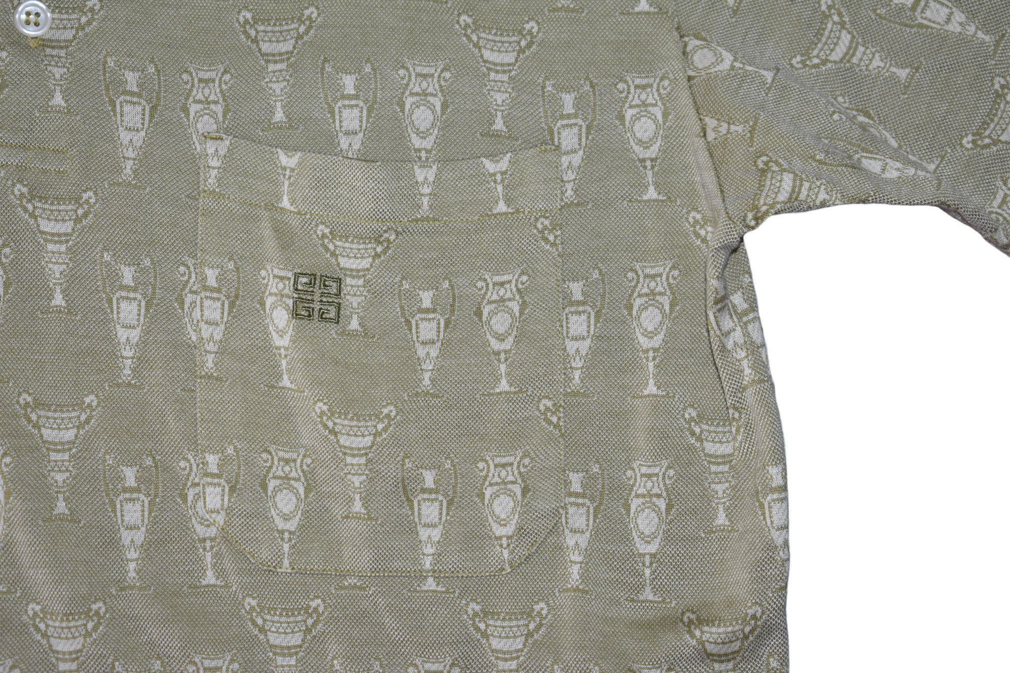 Givenchy Vintage Givenchy Monogram Polo Shirt Size US M / EU 48-50 / 2 - 2 Thumbnail