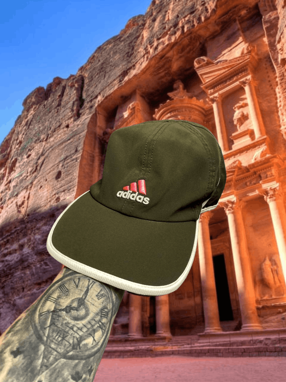 Adidas Hats Vintage Adidas Cap big logo Y2K streetwear Size ONE SIZE - 1 Thumbnail