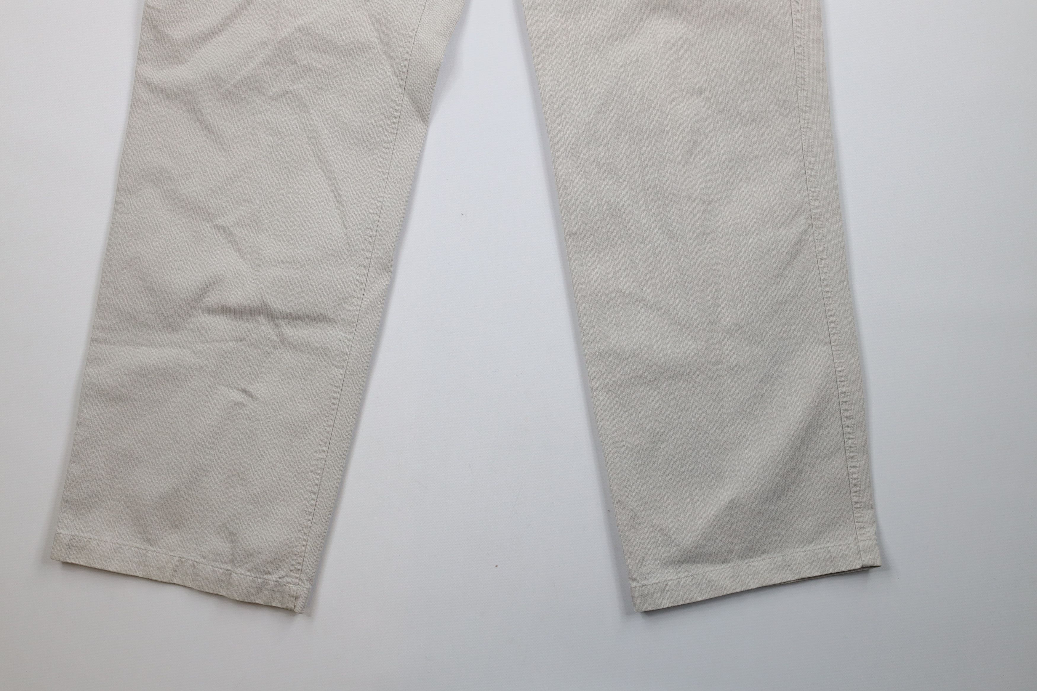 Gap × Vintage Vintage Gap Loose Fit Wide Leg Striped Chino Pants Beige Size US 32 / EU 48 - 4 Thumbnail