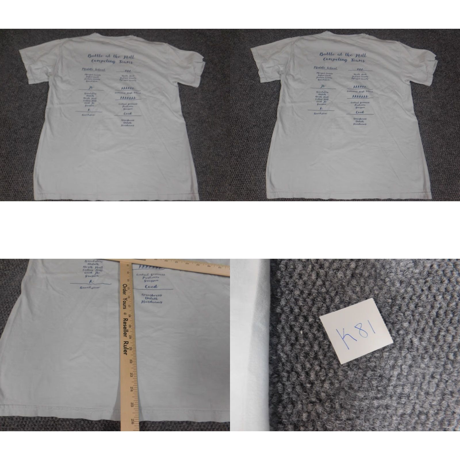 Comfort Colors Comfort Colors Mens T-Shirt Short Sleeve Crew Neck M Blue Logo Knit Cotton Regular Size US M / EU 48-50 / 2 - 8 Thumbnail
