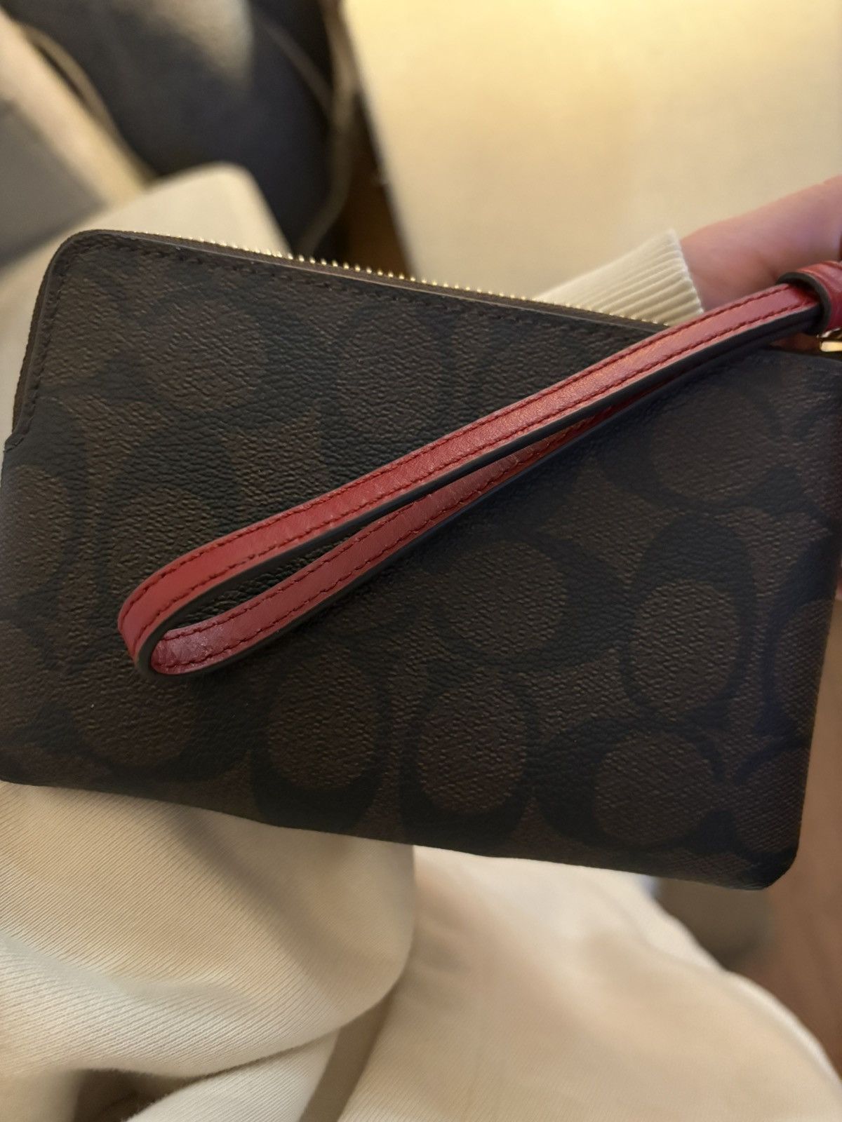 Coach Coach wallet gorgeous red and brown print Size ONE SIZE - 2 Thumbnail